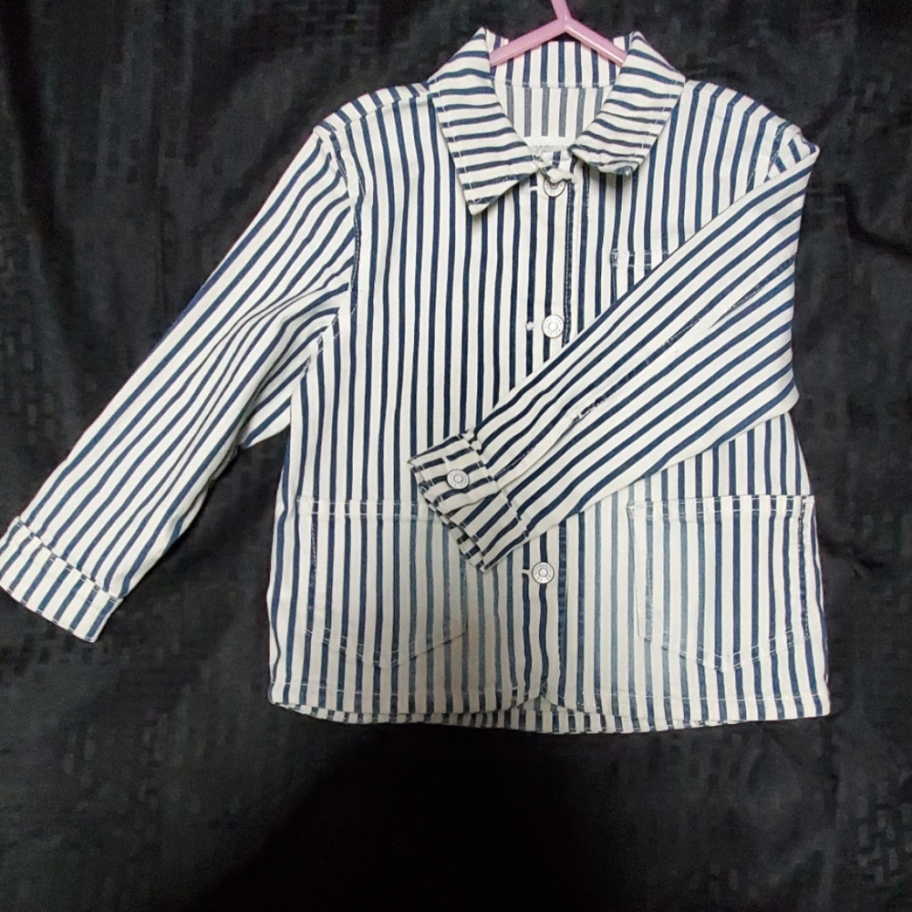 Faded blue and cream 3T jacket